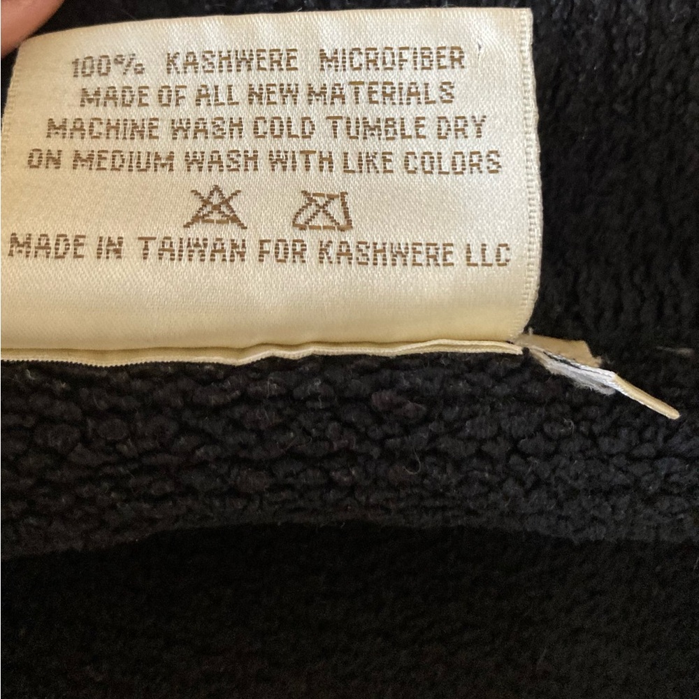 Kashwere Black Full Zip Jacket Small - image 6